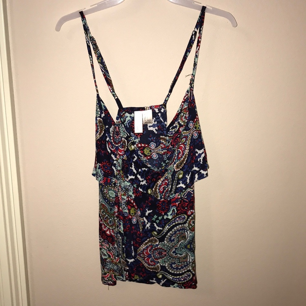 patterned tank top